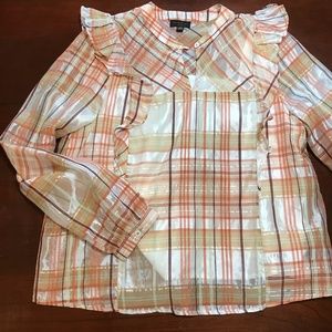 pleated blouse